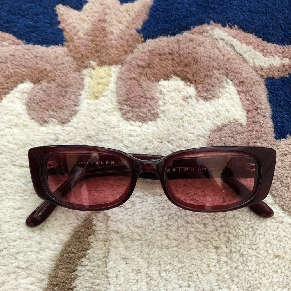 90s Y2k Ralph Lauren Pink sunglasses